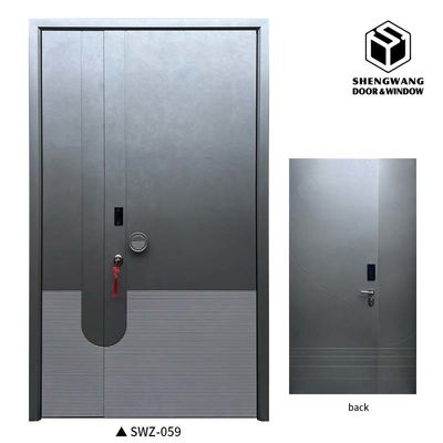 Wodoszczelne klamki zamki Aluminiowe drzwi wejściowe Hotele Aluminiowe drzwi wejściowe dla domów