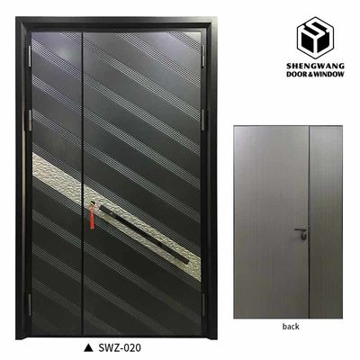 Aluminiowe drzwi do pomieszczeń z dźwiękoszczelnością do ochrony wewnętrznej