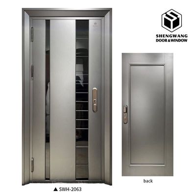 60 mm i 70 mm grubości drzwi aluminiowe do pokoi mieszkanie z drzwiami stalowymi przeciwpożarowymi