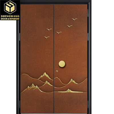45 mm Powder Coated Aluminium Door 1.0 Hour Fire Rating Ognioodporne Dźwiękoodporne drzwi