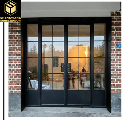 Villa Push Pull Wall Window Przejrzysty Aluminiowy Czarny Okno Ślizgowa Ramka