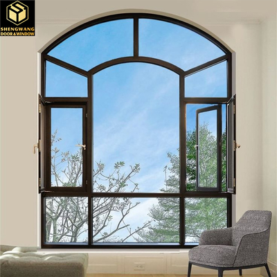 Czysty i nowoczesny wygląd z aluminiowymi przesuwnymi drzwiami szklanymi do domu i willi