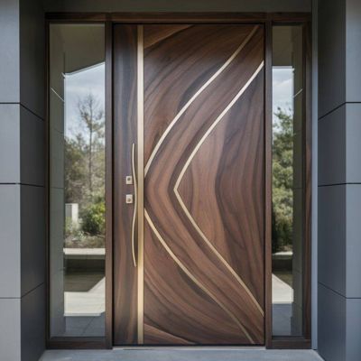 Miedziana brama ogrodowa do sypialni mieszkalnej