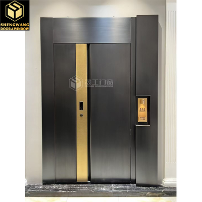 Hotel Villa Aluminium Składane drzwi szklane Apartament Aluminium Dwa składane drzwi szklane