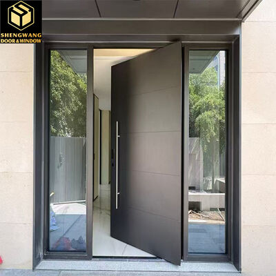 ODM Swing Aluminium Piesząca brama ogrodowa Miedź Imitacja powierzchni Wykończenie Metalowe brama zewnętrzna